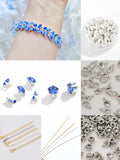 Sapphire Blue Crystal Bracelet DIY Kit