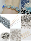 Moonlight Crystal Beaded Bracelet DIY Kit