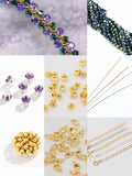 Violet Garden Crystal Bracelet DIY Kit