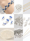 Royal Sapphire Crystal Pearl Bracelet DIY Kit 💙✨