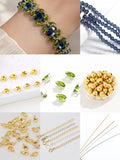 Blue Forest Crystal Bracelet DIY Kit