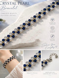 Royal Blue Sparkle Crystal Bracelet