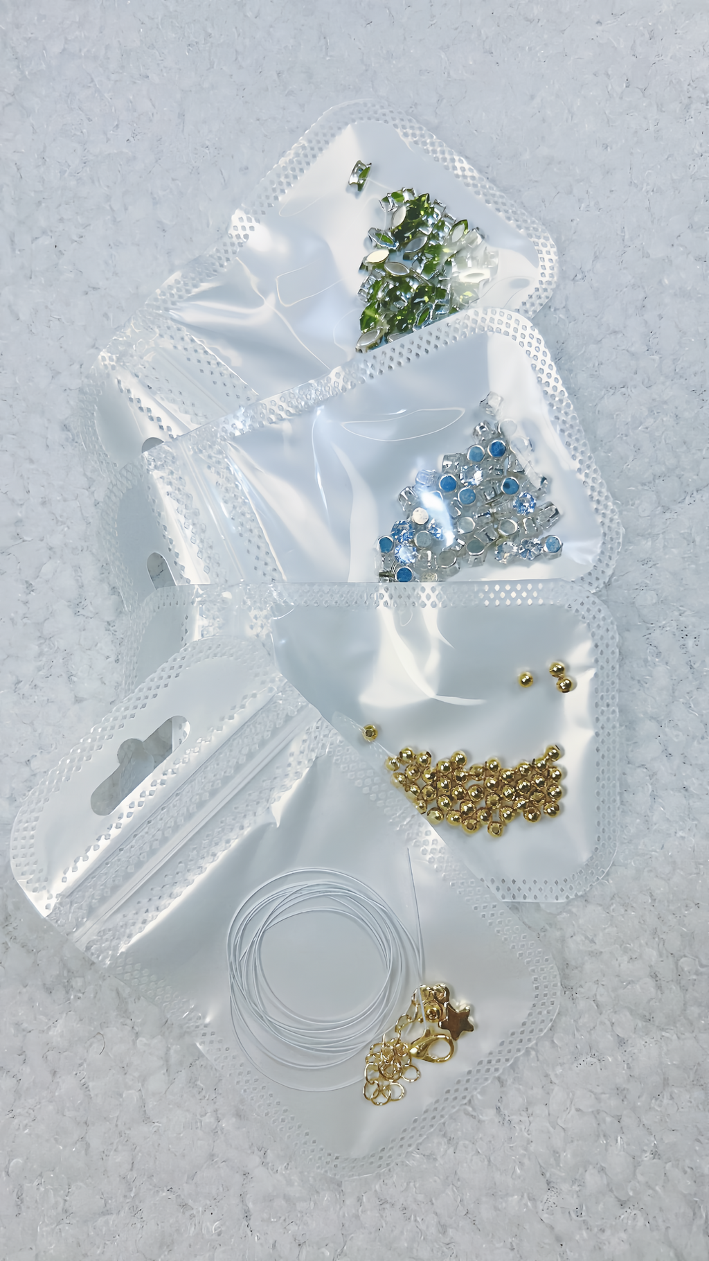 Olive Leaf Crystal Bracelet DIY Kit